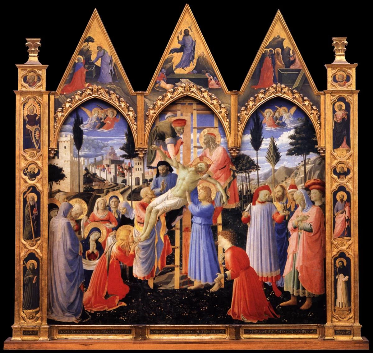Deposizione dalla croce - Pala della ss. Trinità, Museo di San Marco, Florence